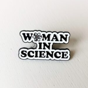pin woman in science