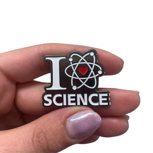 detalle pin i love science